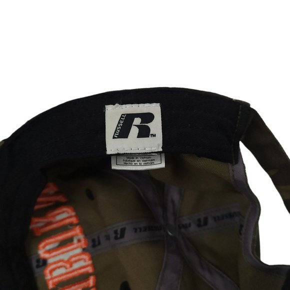 Russell Auburn Tigers Camouflage Cap Hat Adjustable Tuck Strap Green Brown - Picture 8 of 8